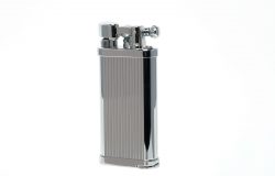 Briquet Old boy chromé motif lignes