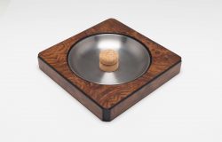 Cendrier à pipe en loupe d'orme