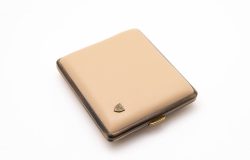 Etui à cigarettes cuir beige