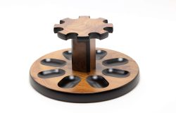 Support 8 pipes rond