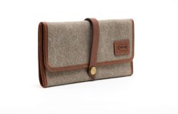 Blague à tabac toile et cuir