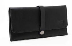Blague à tabac cuir noir