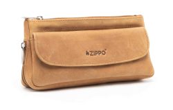 Blague pipe et tabac cuir beige