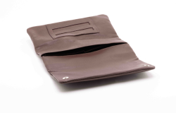 Blague à tabac cuir brun foncé