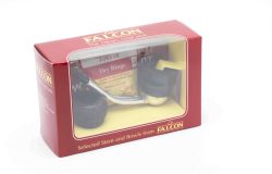 Coffret pipe courbe 2 foyers et accessoires