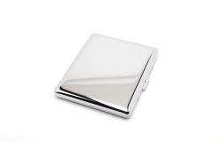Etui cigarettes chromé lisse