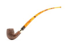 Churchwarden Bent Billiard sablée 9mm